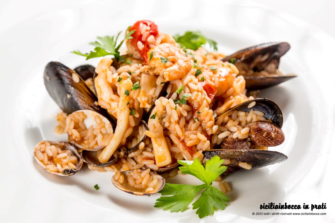 risotto del pescatore di Acitrezza Sicilia in Bocca