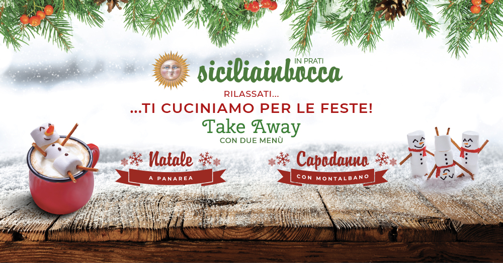 Immagini Natale E Capodanno.Cena Di Natale E Capodanno Take Away Sicilia In Bocca